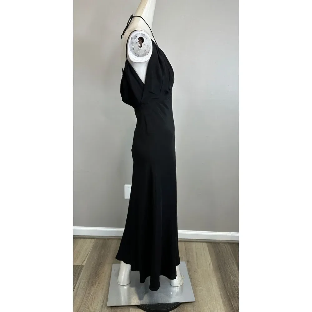 NWT TOTEME Gathered Halterneck Maxi Dress Size 36(U4) $900 - Picture 8 of 11